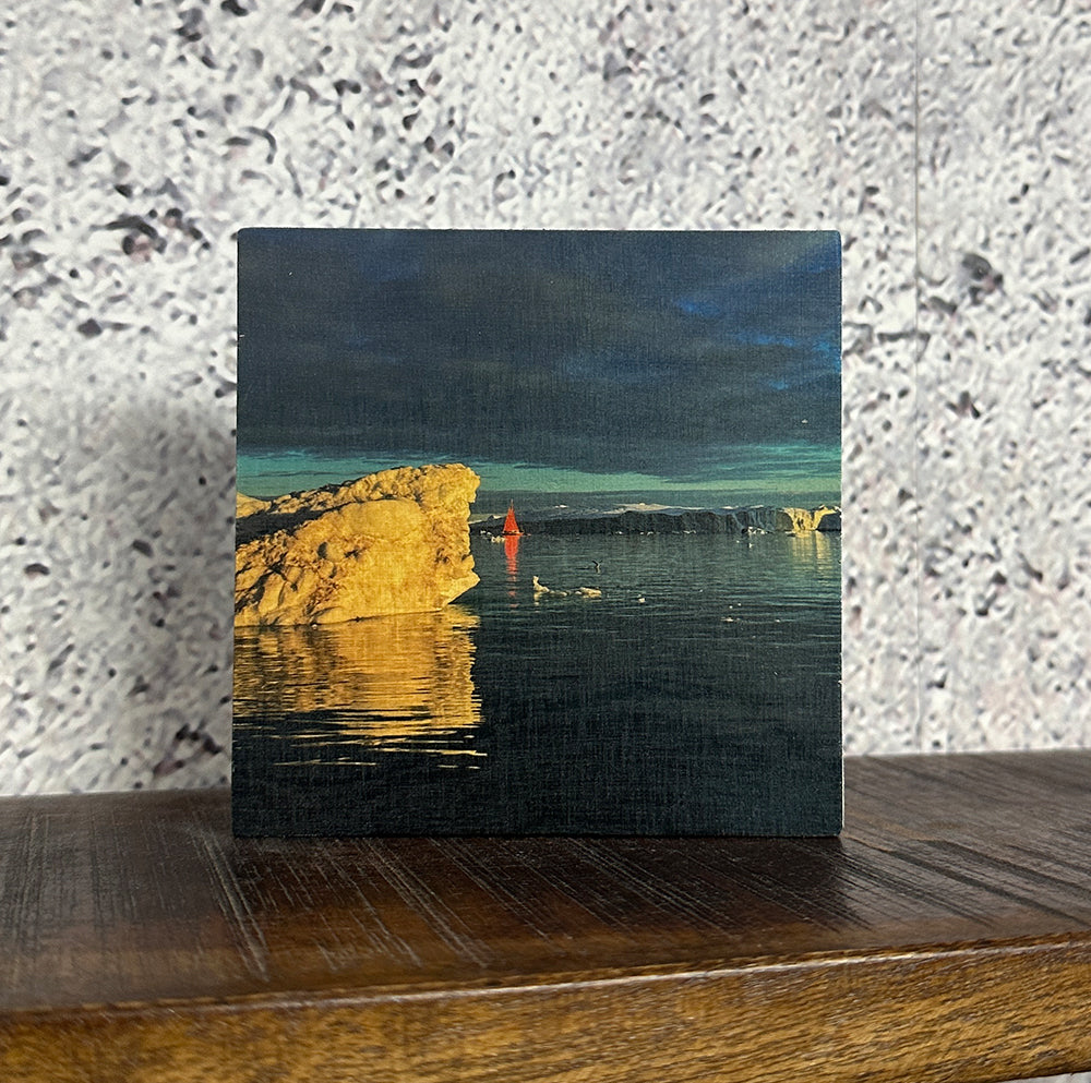 Holzfoto, UV-Druck, 12x12cm