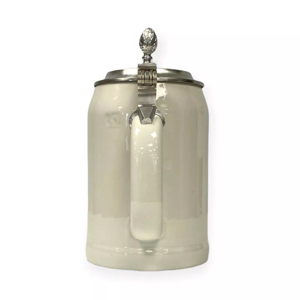 Bierkrug 0,5l mit Deckel und Druck nach Wunsch