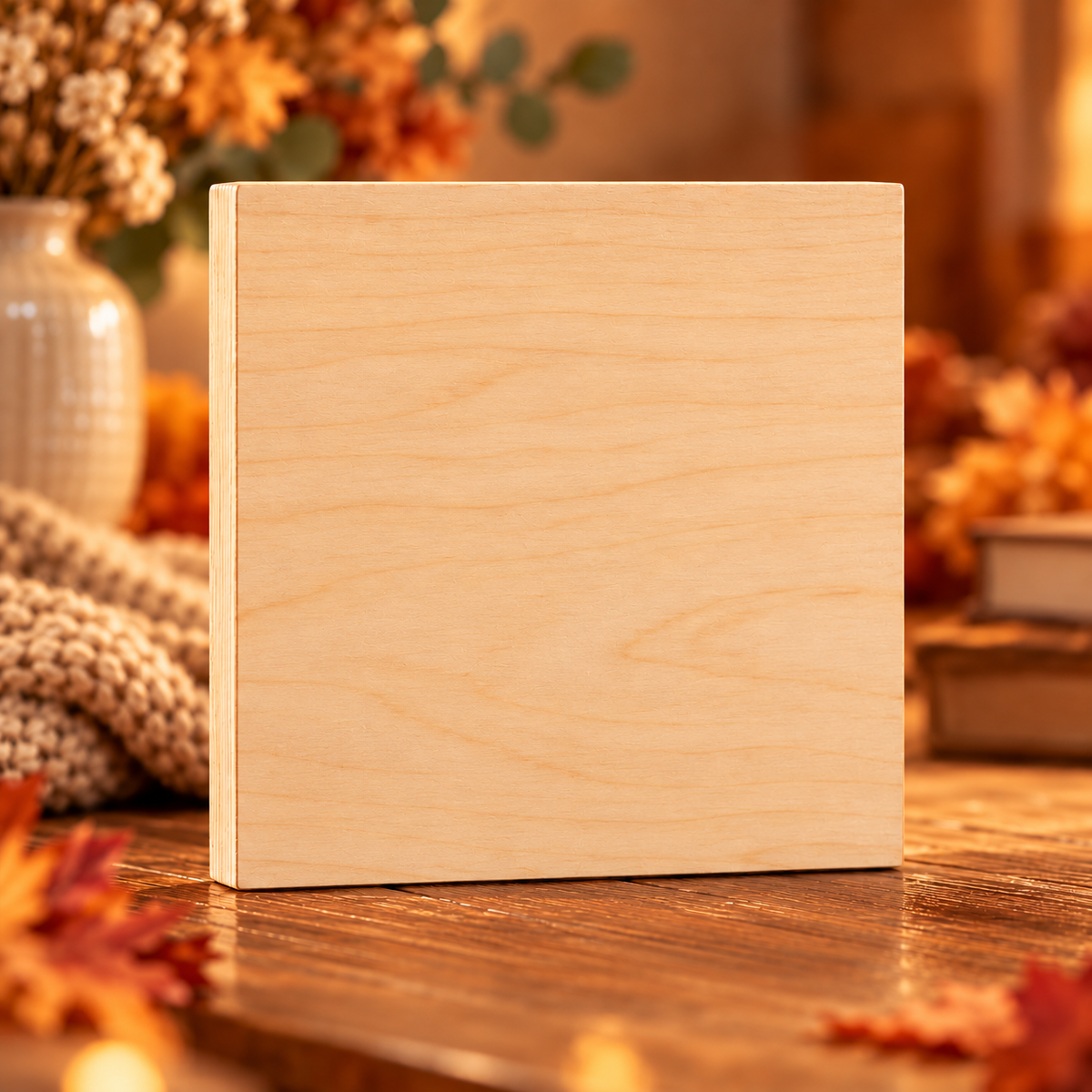 Holzfoto, UV-Druck, 12x12cm
