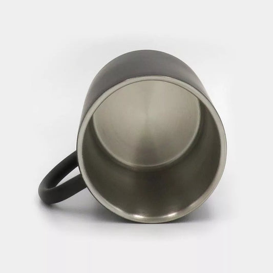 Edelstahltasse (schwarz) mit individueller Gravur