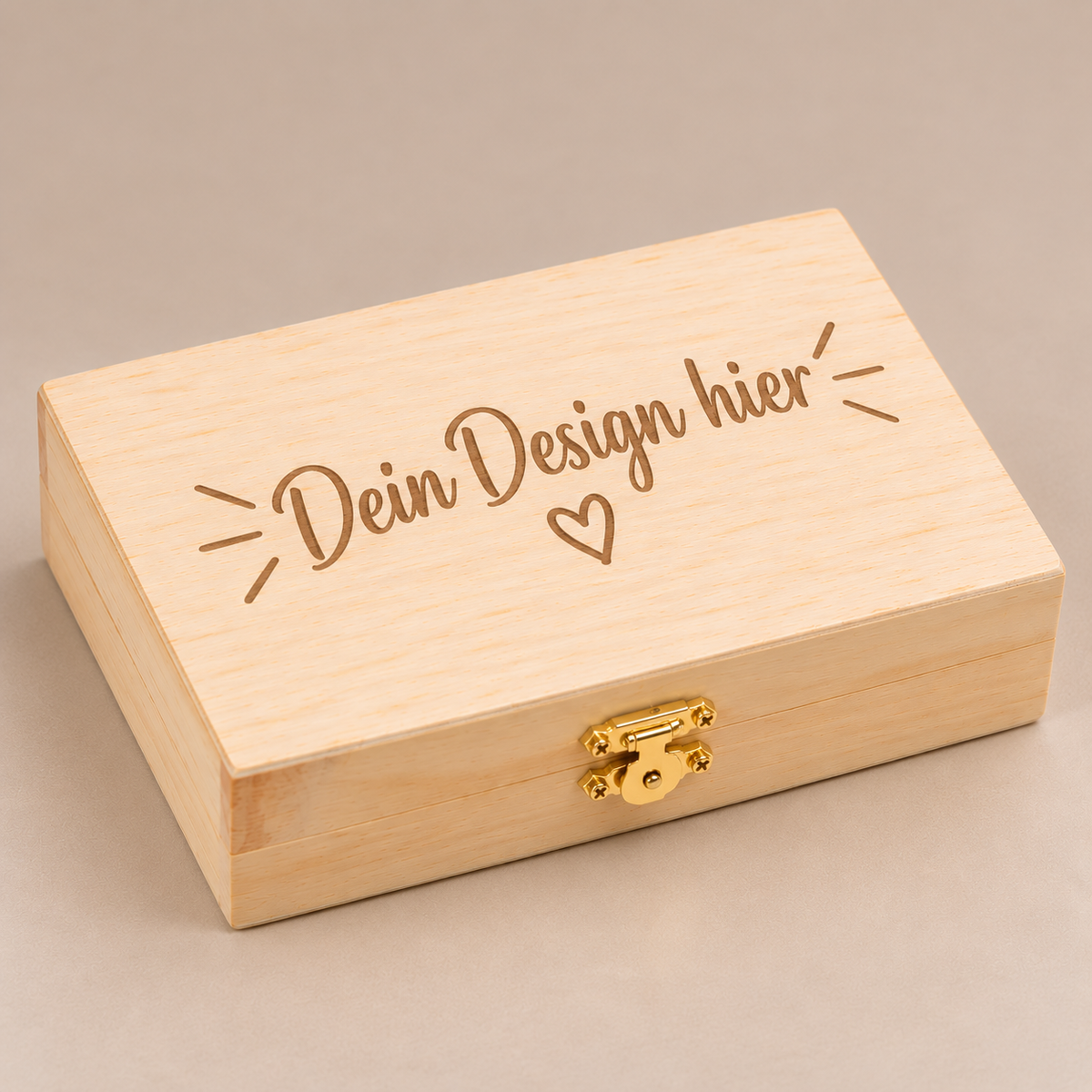 Malset im Holz-Etui für Kinder, mit Namensgravur