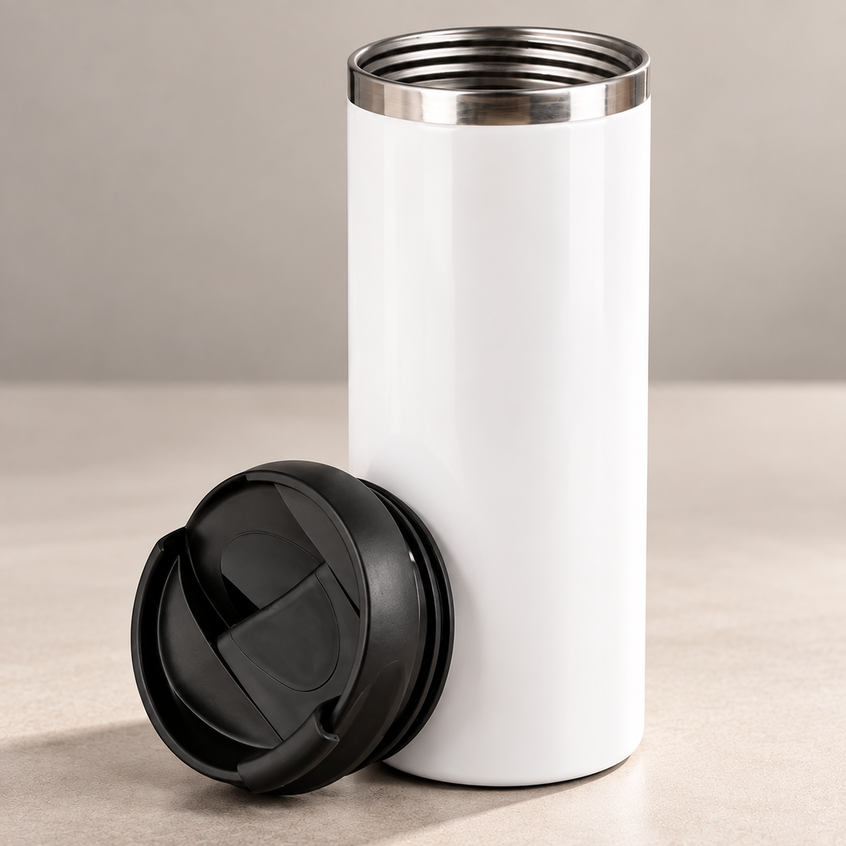 Edelstahlbecher 12oz (Coffee to go)