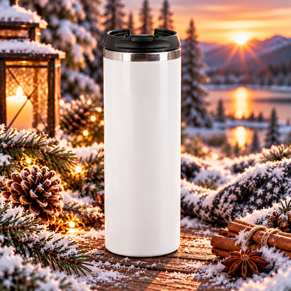 Edelstahlbecher 12oz (Coffee to go)