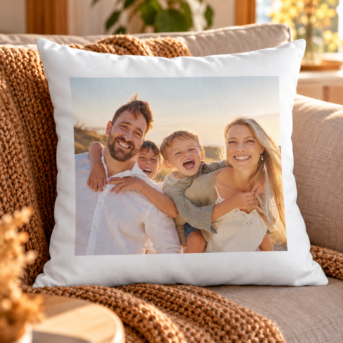 Kuschelkissen mit deinem Design, Zweiseitig