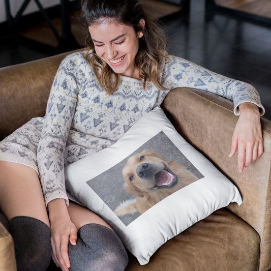 Kuschelkissen mit deinem Design, Einseitig