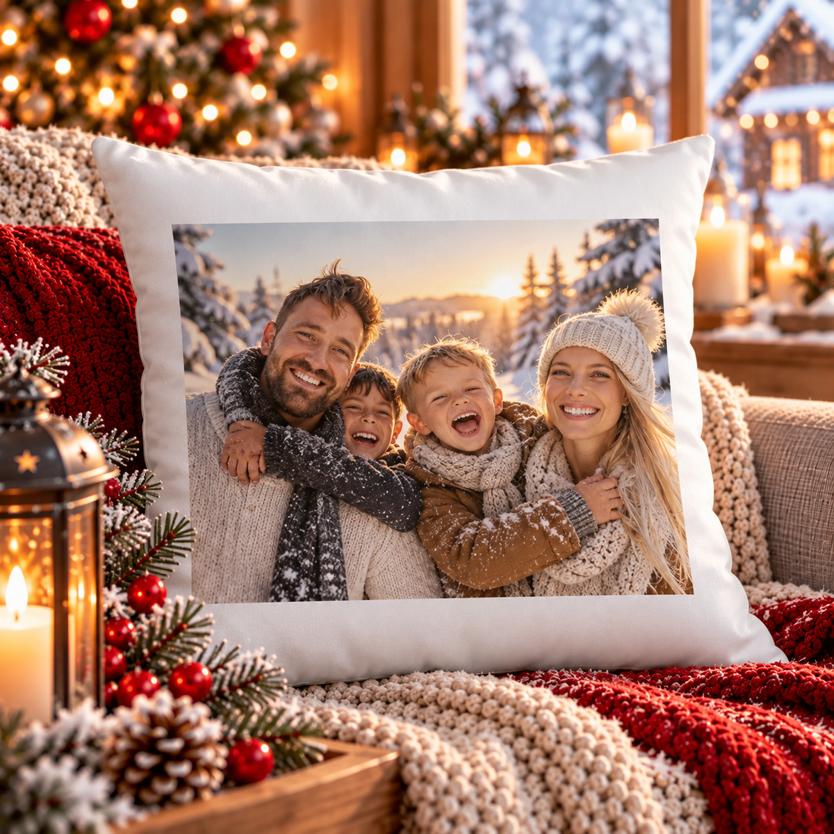 Kuschelkissen mit deinem Design, Einseitig